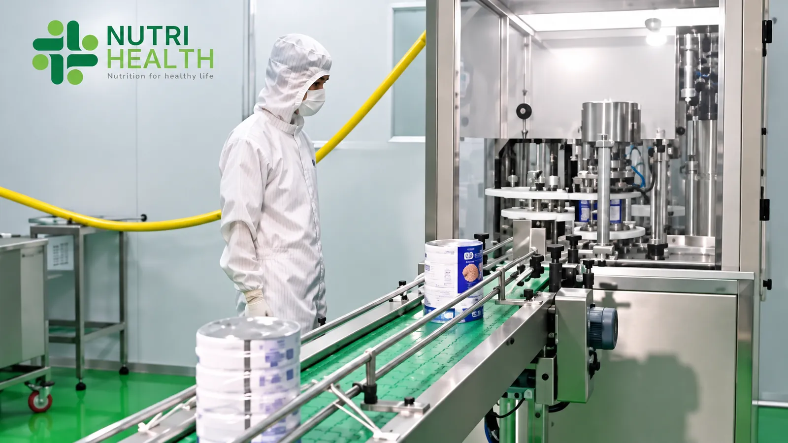 Đóng gói sản phẩm dinh dưỡng tại NutriHealth