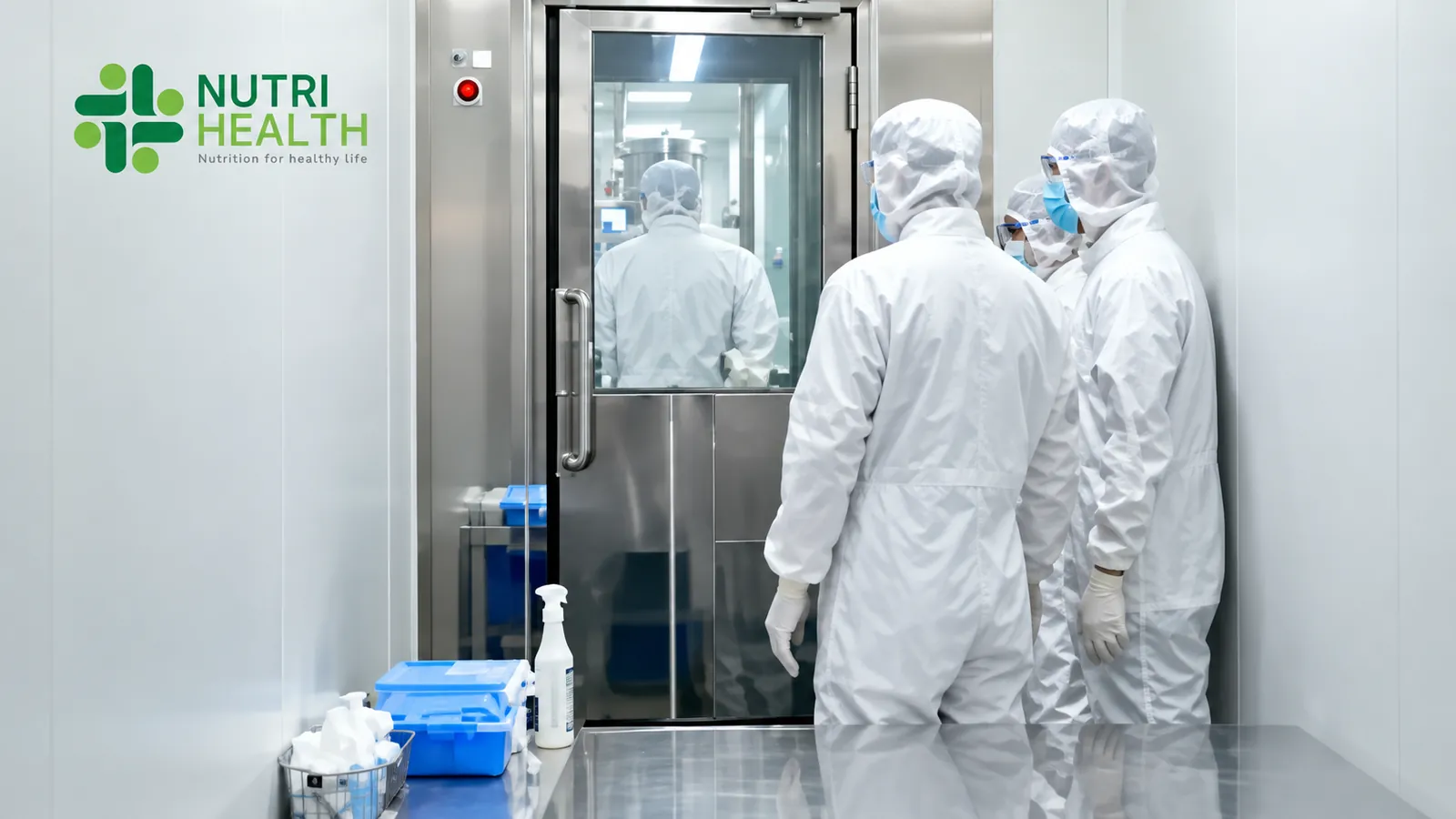 Khu vực phòng sạch nhà máy NutriHealth